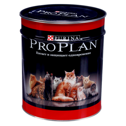 Жестяные банки для собачьего корма «Purina»